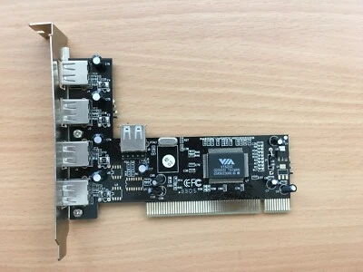 4+1 5 Port USB 2.0 PCI expansion Card - Image 1 of 3