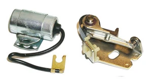 POINTS & CONDENSER SET for 1970 - 1978 Harley Twin Models Shovelhead - Picture 1 of 2