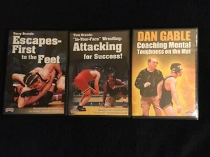 AMATEUR WRESTLING 3 DVD Lot: TOM BRANDS Attacking TERRY BRANDS Escapes DAN GABLE - Bild 1 von 19