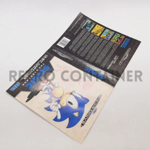 Vintage Game SEGA GENESIS MEGA DRIVE - Sonic The Hedgehog Cover Only - Copertina - Picture 1 of 1