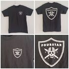 NEW Active Ride Shop T Shirt Fourstar Double Sided Graphic Tee Short Sleeve S