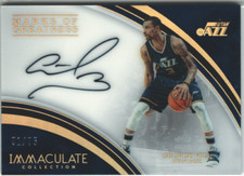 2016-17 Immaculate Collection Marks of Greatness Auto #15 George Hill Auto /75