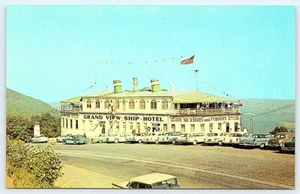 Ende 1950er Bild Vintage Chrom Postkarte Grand View Schiff Hotel US 30 Bedford PA - Bild 1 von 2