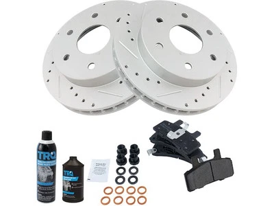 Kit de pastillas de freno y rotor delantero para Chevrolet Tahoe 1995-2000 74672QMFM 1996 1997 Foto 1 de 2