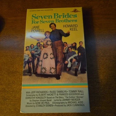 Seven Brides for Seven Brothers (VHS, 1985) Foto 1 de 4