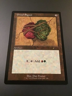 MTG Secret Lair #288 Gruul Signet Retro Frame NM - Image 1 of 2