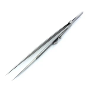 Model Craft Fine Serrated Locking Tweezers - Stainless Steel - Picture 1 of 1