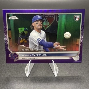 MBobby Witt Jr. #USC176 2022 Topps actualización cromada púrpura radiocontrol Kansas City Royals - Imagen 1 de 2
