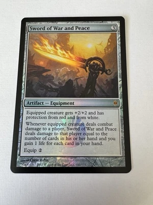 Magic The Gathering Sword of War and Peace 161/175 (New Phyrexia) Foil - Image 1 of 2