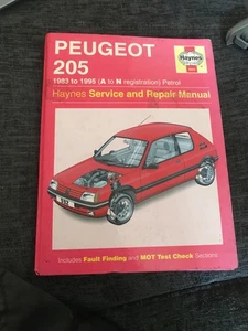Peugeot 205 haynes manual 1983-1995 petrol - Picture 1 of 1