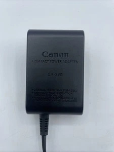 Chargeur adaptateur secteur compact Canon CA-590 ZR800 ZR960 FS10 FS11 FS100 d'origine - Photo 1 sur 4