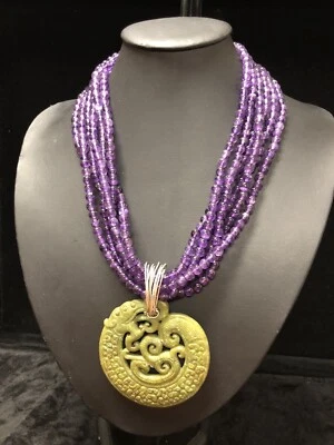 collana ametista e giada - Immagine 1 di 4