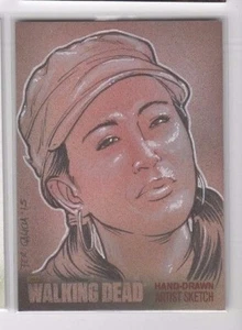Walking Dead season 4 pt. 2 sketch card Fer Galicia - Picture 1 of 1