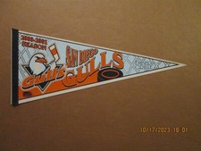 WCHL San Diego Gulls Vintage Defunct 2000-2001 Ember's Grille Team Logo Pennant