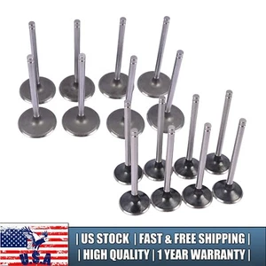 Valve Set 16 For GM LS V8 1999 To 2007 4.8L 5.3L SB International 01934 01935 - Picture 1 of 5
