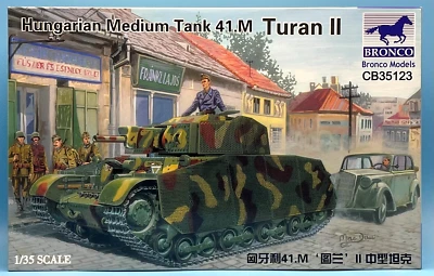 BRONCO 1/35 CB35123 Hungarian Medium Tank 41.M Turan II Brand New Kit - Image 1 of 2