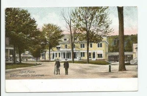 Cartolina Dipartimento Quartermasters Togus Maine epoca UDB antica non spedita ME - Foto 1 di 2