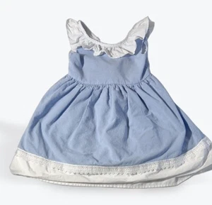 Girl's Catherine Malandrino Dress Blue Sleeveless Cottage Core Size 6 Small - Picture 1 of 6