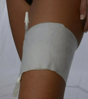 1 St Conveen Active Beinbeutel 250 ml mit Befestigungsband, Ablass, PZN 09539479