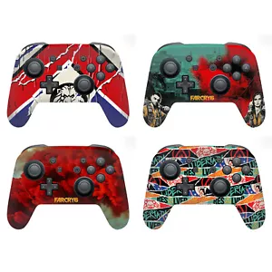 OFFICIAL FAR CRY 6 GRAPHICS VINYL SKIN DECAL FOR NINTENDO SWITCH PRO CONTROLLER - Picture 1 of 9