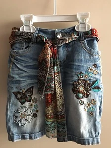 Girls Size 7 Mudd Capris - Picture 1 of 6