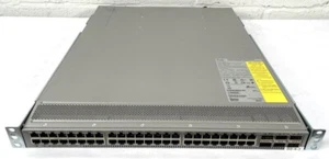 RACK COMMUTATEUR CISCO N9K-C93108TC-EX 48 PORTS MONTAGE 4 X CISCO QSFP-40G-SR-BD - Photo 1/2