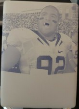 TREVOR GUYTON 2012 Leaf Draft Auto Style RC PRINTING PLATE SP 1/1 Vikings One of