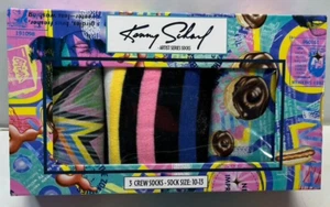 Kenny Scharf Calze Uomo Crew Taglia 10-13 - Confezione da 3 - KS959997 - Foto 1 di 3