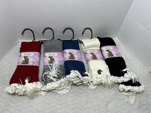 winwin women’s crochet Lace Boot Knee Socks.6-11 shoe SZ.Button with fringe. - Picture 1 of 7