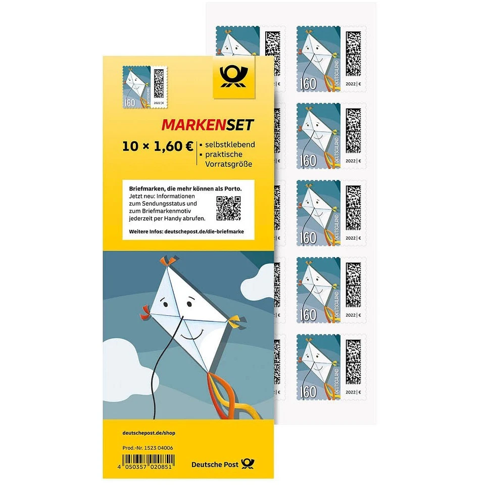 Deutsche Post 1,60 € Briefmarken selbstklebend - Bild 1 von 1