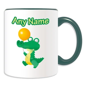 Taza de regalo personalizada cocodrilo caja de dinero taza animal insecto diseño tema río - Imagen 1 de 21