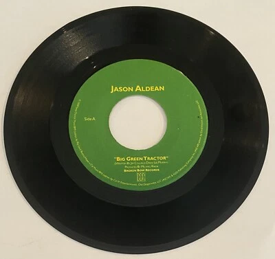 Jason Aldean " Big Green Tractor / She's Country " Rare 45 Record Foto 1 de 2