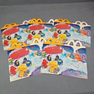 Vintage 1987 McDonald's Happy Meal Box “Runaway Robots” Lot Of 5 - Picture 1 of 2