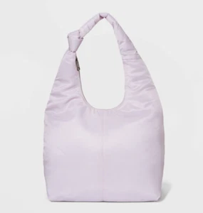 Women's Zip Closure Knotted Tote Bag - A New Day - Lilac - P22 - Picture 1 of 4