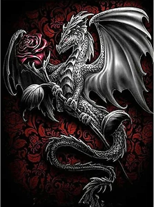 Dragon Diamond Painting Kits for Adults Beginners - 5D DIY Full Drill Diamond... - Picture 1 of 6
