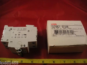 ABB S202-D10 Circuit Breaker 2CDS 252 001 R0101 2 Pole 10a 277/480 vac Nib New - Picture 1 of 3