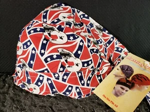 Amazing Danna Head Wrap - Patriotic Skull - Picture 1 of 2