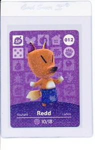 Tarjeta Amiibo #012 Redd SP Holo Bienvenido a Animal Crossing ¡NUEVA! Nintendo 12 - Imagen 1 de 2