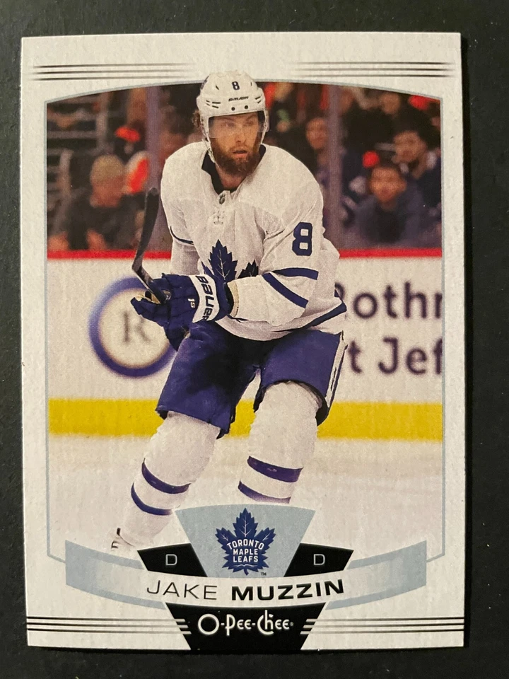 Jake MUZZIN 2019-20 O-Pee-Chee Hockey #25 Toronto Maple Leafs - Image 1 of 2