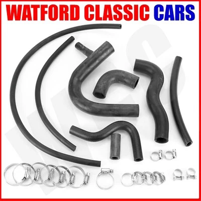 Kit de manguera de enfriamiento de radiador de flujo cruzado calentador redondo MG Midget 1970-74 1275cc CHK6 Foto 1 de 2