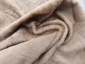 sheepskin leather Ultra Thin hide Karakul Light Brown silky hair w/Smooth back - Picture 1 of 5