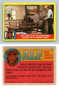 Kitchen Needs A Second Coat #15 Alf 1987 Topps Large Trading Card