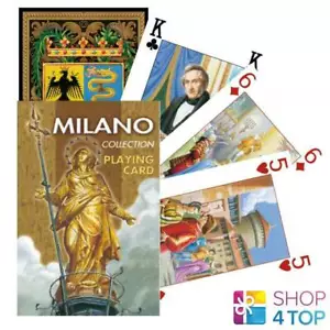 Milano Collection Playing Cards 54 Illustrated History Deck Lo Scarabeo New - Picture 1 of 7