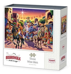 Boardwalk Three Wise Men 1000 Piece Jigsaw Puzzle By James Poai - Picture 1 of 4