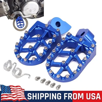 Foot Pegs Footrest CNC Fit for YAMAHA YZ85 YZ125 YZ250 YZ450F WR250F Dirt Bike Foto 1 de 4