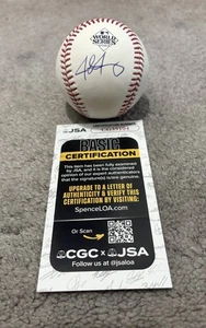 TEXAS RANGERS JOSH JUNG SIGNED 2023 WORLD SERIES BALL BASEBALL JSA COA - Picture 1 of 4