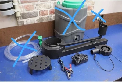 Bruciatore olio esausto Gasolio Per Stufa A Legna Camino Caldaia 12v E 220v  - Immagine 1 di 4