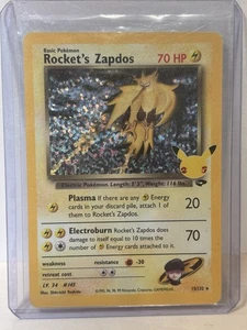 Rocket's Zapdos 15/132 Celebrations: Classic Collection Holo - Picture 1 of 1