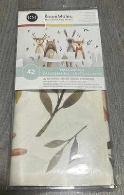 Calcomanías de pared RoomMates RMK4020SCS acuarela Woodland Critters pelar y pegar Foto 1 de 2