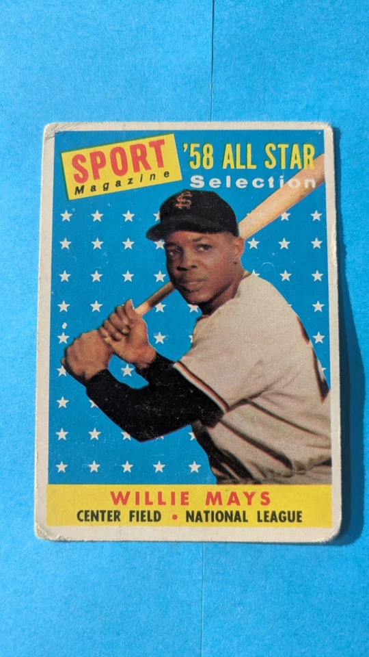 1958 Topps Willie Mays Sport Magazine Liga Nacional All Star Foto 1 de 4